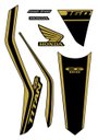 Ver imagem 1 de Kit Adesivo Faixa Protetor Cg Titan 160 Bege e Preto Ano 2018 a 2021 Cobra Motoparts