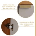 Ver mais imagens de Cozinha Modulada 3 Peças com 1 Balcão e 2 Armários Aéreo Elena Cinamomo/Offwhite