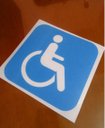 Ver imagem 2 de PLACA SIA AUTOADESIVO 150X150MM CADEIRANTE