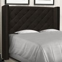 Ver imagem 5 de Cabeceira Decorativa King Size 2,19M Loewe PU Marrom - Gran Belo