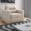 Ver imagem 1 de Sofá Cama 1 Lugar Cork Suede Bege