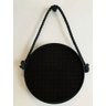 Pegboard Adnet Preto Corda Preta Fundo Preto 40 cm Redondo - 1