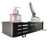 Suporte Banheiro Box Prateleira Porta Shampoo Sabonete Higiene Pessoal Utensilios Multiuso Cozinha o - 2