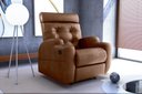 Ver imagem 2 de Poltrona Cadeira Papai Sala Compass Sintetico Whisky Matrix Premium Original