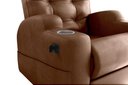 Ver imagem 5 de Poltrona Cadeira Papai Sala Compass Sintetico Whisky Matrix Premium Original