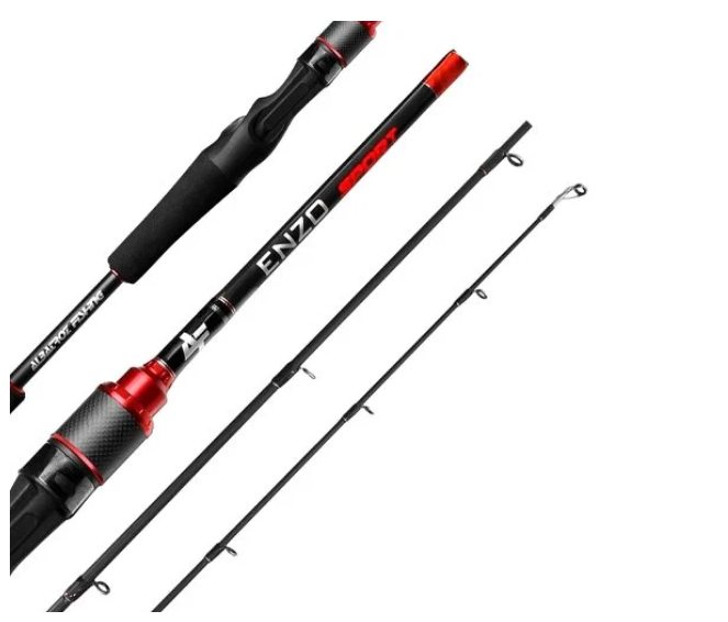 Vara Carretilha Enzo Sport Albatroz Inteiriça - 1,83 m - 12lb