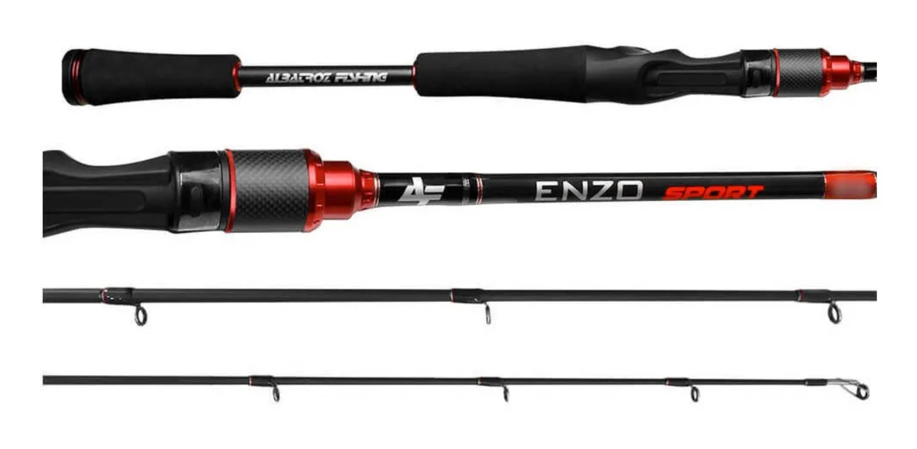 Vara Carretilha Enzo Sport Albatroz Inteiriça - 1,83 m - 12lb - 7