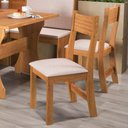 Ver imagem 4 de Mesa com Banco Canto Estofado e 2 Cadeiras Golden Mel Tecido Linho Amendoa Viero