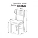 Ver imagem 7 de Mesa com Banco Canto Estofado e 2 Cadeiras Golden Mel Tecido Linho Amendoa Viero