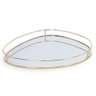 Bandeja em Metal com Espelho Mart Organica 38cm - 1