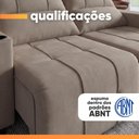 Ver imagem 7 de Sofá Retrátil e Reclinável 3 Lugares 2,30m com Porta Copos Bulgária