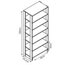 Ver imagem 3 de Closet Multi Yes com Cabideiro Porta e 12 Prateleiras Nova Mobile