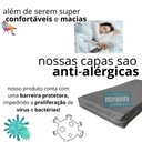Ver imagem 3 de Capa Impermeável para Colchão Casal Feita em Napa Hospitalar 138x188x28cm - Cinza