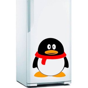 Adesivo para Geladeira Pinguim Piscando-Medio 45x50cm