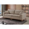 Sofá 4 Lugares Living Linho M-47 Martins Bege - 2