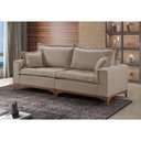 Ver imagem 2 de Sofá 4 Lugares Living Linho M-47 Martins Bege