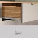 Ver imagem 5 de Cozinha Compacta Pitaya 7 Portas 2 Gavetas e Pés Reguláveis - Amêndola Touch/ Nude Prime Tx Demobile
