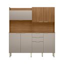 Ver imagem 2 de Cozinha Compacta Pitaya 7 Portas 2 Gavetas e Pés Reguláveis - Amêndola Touch/ Nude Prime Tx Demobile