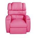 Ver imagem 3 de Cadeira Poltrona Imperial Zero Wall Reclinável Corano com Mocho Pink 314 Império