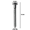 Ver imagem 2 de Parafuso Sextavado Soberba Stein 5/16x70 Caixa 200 Pçs