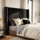 Ver imagem 5 de Cabeceira Cama Box Queen Size Estofada Essence 160cm com Sapatas Plásticas Braços Laterais