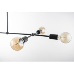 Lustre Pendente Prizi Preto Directions Six - 60cm - 4
