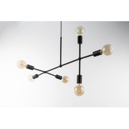 Lustre Pendente Prizi Preto Directions Six - 60cm - 2