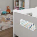 Ver imagem 6 de Cama Infantil Branca Mdf/mdp Segura Confortável sem Colchão