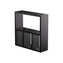 Ver imagem 4 de Nicho Porta Papel Organizador para Banheiro Preto 40cm