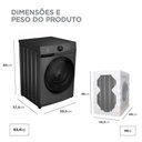 Ver imagem 4 de Lava e Seca 11kg Titanium Slim Healthguard Conectada Midea Mf201d110wb/gk-01 - 127v
