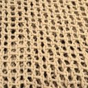 Ver imagem 3 de Manta Peseira Trico Rustico 1,50x1,20 Bege Escuro 100% Algodão