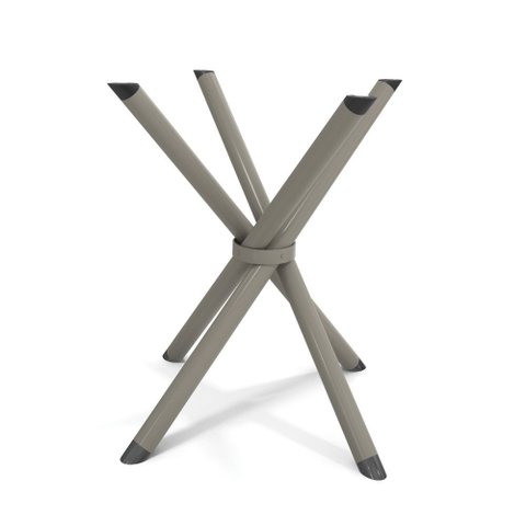 Base para Tampo de Mesa Volga Cor Nickel 73x73cm M008nk Kappesberg Crome