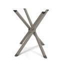 Ver imagem 1 de Base para Tampo de Mesa Volga Cor Nickel 73x73cm M008nk Kappesberg Crome