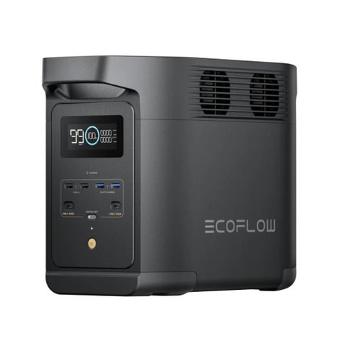 Estação de Energia Portátil Ecoflow Delta Black (980) – 980wh | 500w | Lifepo4:127v - Br/delta Black
