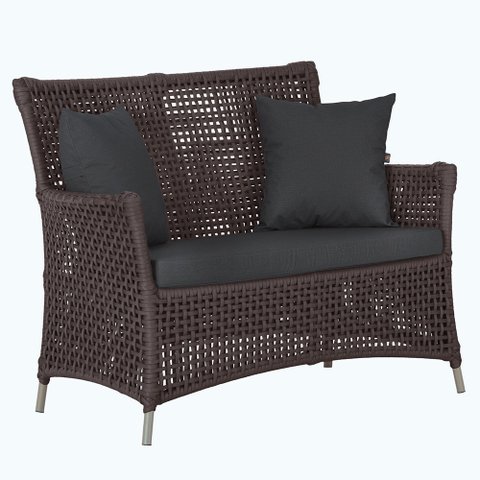 1 Sofá Área Externa Igapó Alumínio Pintura Fendi Corda Náutica Estofado Impermeável 11