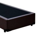 Ver imagem 3 de Cama Box Solteiro Homequeen Estrutura em Madeira Revestimento Courino Marrom Homequeen