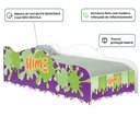 Ver imagem 5 de Cama Infantil Cama Slime Menino com Grade MDF Branco Casah