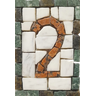 Número em Mosaico Ii - 10x15cm - 1