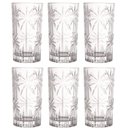 Ver imagem 2 de Jogo de Copos Palm Tree em Cristal 360ml 6 Peças - Rojemac