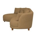 Ver imagem 7 de Sofá com Chaise Arizona 5 Lugares 330cm Caramelo Suede Nexta Casa