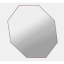 Ver imagem 1 de Espelho Poligonal - 95x100 - Liso Cristal - Mogno, Base em Mdf, Sem Moldura