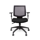 Ver imagem 2 de Cadeira de Escritório Ergonômica Giratória Preta Profit Marelli