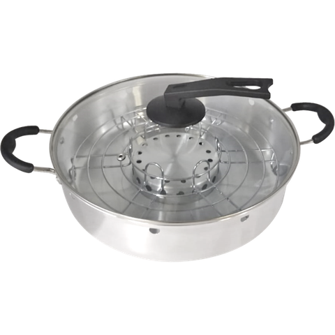 Churrasqueira Polida Com Tampa De Vidro N°30