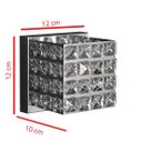 Ver imagem 2 de Luminária Arandela Carpo Cristal Legítimo Base em Inox - 4558