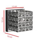 Ver imagem 2 de Luminária Arandela Carpo Cristal Legítimo Base em Inox - 4558