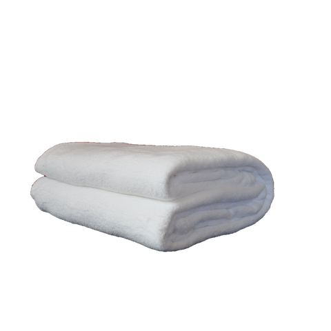 Cobertor Microfibra Liso - Branco