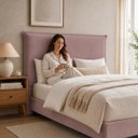 Ver imagem 1 de Cabeceira Decorativa Queen Size 1,60m Trento Veludo Lilás - Gran Belo