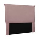 Ver imagem 2 de Cabeceira Decorativa Queen Size 1,60m Trento Veludo Lilás - Gran Belo