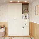 Ver imagem 1 de Guarda Roupa 3 Portas 2 Gavetas Ananda Casatema Madeiraoriginals