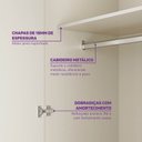 Ver imagem 5 de Guarda Roupa 3 Portas 2 Gavetas Ananda Casatema MadeiraOriginals Bege/Offwhite/Mel